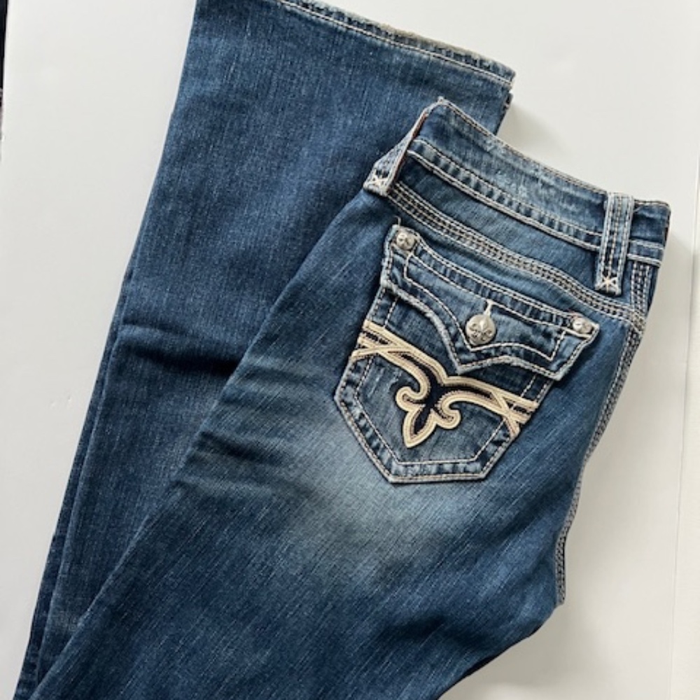 Mandy Boot Cut Rock Revival Denim - Size 27